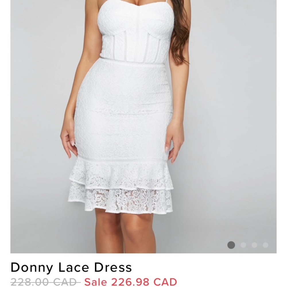 White lace Marciano dress - Picture 10 of 11